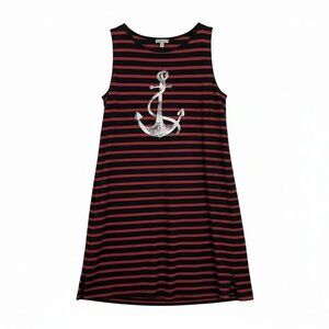 Brand new Women's Talbots Sundress Navy and Red XL